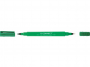 R009216 - Marker do pyt CD/DVD Q-CONNECT, Dual, 0,4mm i 1 mm (linia), zielony