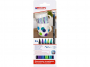 R009237 - Pisak pdzelkowy do porcelany e-4200/6 S EDDING, 1-4mm, 6 szt., mix kolorw