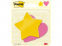 R009296 - Karteczki samoprzylepne Post-it?, Gwiazdka i Serduszko, 70x72mm, 2x30 kart.