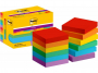 R009418 - Karteczki samoprzylepne POST-IT Super Sticky, 47,6x47,6mm, 12x90 kart., paleta Playful