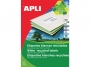 a12065 - etykiety samoprzylepne uniwersalne białe ekologiczne Apli ark. A4 105x35 mm, 2x8, 100 ark./op.