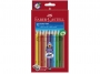 a5001559 - kredki ołówkowe Faber Castell Grip Jumbo, trójścienne, 110912, 12 kolorów + temperówka