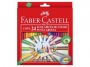 a5001770 - kredki ołówkowe Faber Castell Eco trójkątne 24 kolory z temperówką, 120524