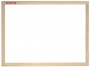 a5100757 - tablica suchościeralna, whiteboard Memoboards 80x50 cm, magnetyczna, lakierowana, rama drewniana