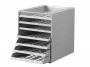 d20020__ - pojemnik na dokumenty, czasopisma / sorter biurkowy Durable Idealbox Basic z 7 szufladami