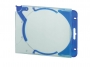 d526906 - pudeko na pyty na 1 CD / DVD Durable Quick Flip Complete, do segregatora, przezroczysto - niebieskie, 5 szt./op. 