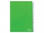 d620105 - przekładki do segregatora A4 PP alfabetyczne A-Z Durable 25 części, zielone
