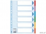 e100192 - przekładki do segregatora A4 kartonowe Esselte 6 kolorów z kartą opisową