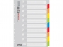 kfo21021 - przekładki do segregatora A4 kartonowe Office Products 10 stron, kolorowe