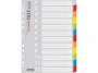 kfo21521 - przekładki do segregatora A4 kartonowe Office Products 5 stron, kolorowe 